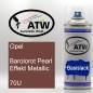 Preview: Opel, Barolorot Pearl Effekt Metallic, 70U: 400ml Sprühdose, von ATW Autoteile West.